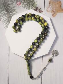 1pc 45 Beads Middle Eastern Saudi Prayer Beads, Arabic Tasbih Rosary, Islamic Prayer Beads, Acrylic Tasbih Prayer Beads - Multicolor - View 15