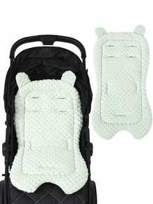 1 件加厚柔软婴儿车座椅垫，适用于婴儿推车、高脚椅、汽车座椅，秋冬季 - 彩色 - 查看 4