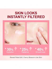 AuQuest Sakura Glow Moisturizing Face Cream - Hydrates, Softens, And Brightens Skin Complexion, Wholesale - 50g - View 3