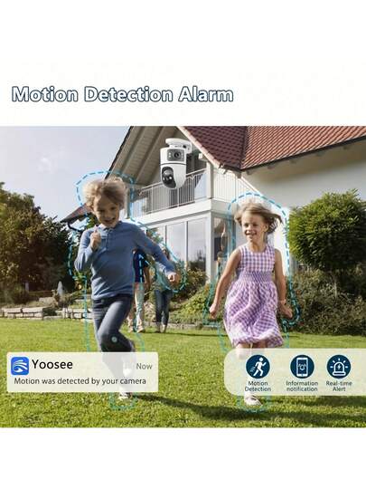 2MP Wireless Home Security Camera, USB Power, PTZ Technology, Motion Detection, Two Way Audio, Spotlight Alarm, Low Power Support SD Card/Cloud Storage, Elderly, Baby Pet Monitor, WIFI Protect Your Home/Yard/Shop view 4