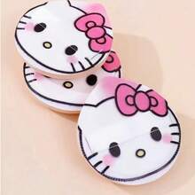 Set di 15 pennelli trucco per signora Hello Kitty di Sanrio, set di pennelli trucco professionali - Blush in polvere rosa, matita sopracciglia, rossetto, ombretto, set di pennelli e cuscinetto per cipria, adatto per principianti