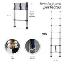 ESCALERA 2.70 PLEGABLE - Gris - Ver 4