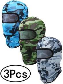 3 Pieces Ski Mask For Men Balaclava Face Mask Summer Face Mask Balaclava Full Face Mask Breathable Hood For Outdoor Use