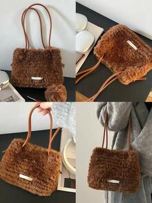 2/1pc 100g 钩针纱，彩虹混纺，奢华柔软人造毛皮纱球，羊毛纱，粗羊毛仿貂毛花式纱，粗羊毛手工编织纱，柔软纱 DIY 钩针编织纱线，用于衣服、圣诞帽