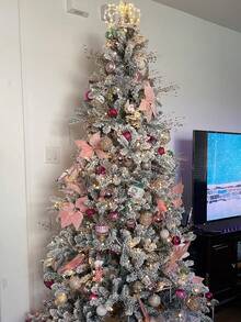 12-Pack Artificial Glitter Berry Stem Ornaments, Decorative Bead Sticks, Glittery Twigs, Picks, Branches For Christmas Tree, Small Vase, Holiday, Wedding, Party (17 Inches, Champagne)