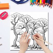 Thế giới Nấm: Thế giới Nấm đầy trí tưởng tượng, Quà tặng Phục Sinh, Quà tặng Halloween, Quà tặng Ngày của Mẹ, Quà tặng kỷ niệm (22 trang, 7.9x7.9 inch, Bìa giấy ngọc trai, Giấy bên trong dày 120g) - Thế giới nấm - Xem 7