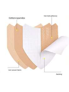 10pcs Anti-Chafing Thigh Bands, Inner Thigh Friction Protection Pads, Prevent Rubbing And Chafing, Invisible Design, Stretchable Anti-Friction Tape, Suitable For Men And Women Inner Thighs And Calves, Provide Comfort And Protection