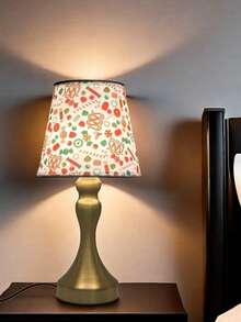 Vintage Floral Fabric Lamp With Energy-Saving LED, USB Powered - Metal Base, Warm Glow Suitable For Bedroom, Study Or Living Room Decor, Study Lighting | Vintage Style Lamp | Fabric Lampshade, Bedroom Desk Lamp