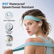 G01 Wireless Earbuds With Active Noise Cancellation, Bluetooth 5.4, Multifunctional Touch Control, Suitable For Sports, Travel, And Gifting - 彩色 - 查看 8