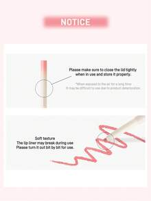 Rom&Nd Lip Liner Pencil For Shaping And Defining Lips, Creates 3D Lip Contour, Smudge-Resistant, Korean Makeup Style For Women - 06 UNDER CHILI - View 10