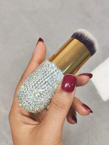 1支高品质水钻腮红刷，柔软亲肤化妆刷，便携旅行化妆刷，时尚化妆礼品 - 彩色 - 查看 7