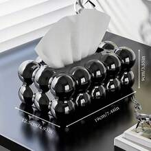 1 Piece, Lightweight Luxury Tissue Box, Household Desktop Tissue Storage Box, Suitable For Bedrooms, Living Rooms, Cars, Home Decoration, Kitchen Workers