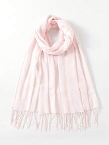 1 xale clássico à prova de vento de cor sólida, 180 x 70 cm, cachecol fino unissex moderno, adequado para ambientes com ar-condicionado, cachecol extra grande para manter aquecido