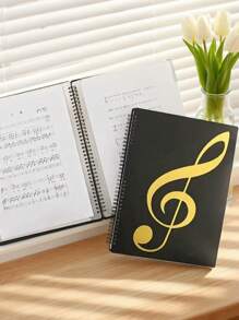 A4 乐谱文件夹、学生钢琴乐谱活页夹、防水可折叠钢琴乐谱夹、A4 音乐文件夹（可容纳 20 张）、适用于合唱团、乐队、音乐家、表演者的耐用 A4 音乐文件夹、高品质 PP 套