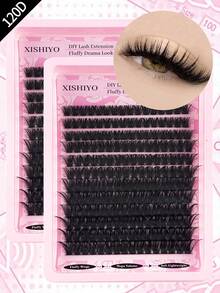 蓬松睫毛簇 570/240/216/192 件单根睫毛簇睫毛延长，30+40D+50D+60D+80D+100D 6 种款式混合托盘 5D 蓬松睫毛簇浓密簇睫毛延长单根睫毛仿貂睫毛簇 D/CC/DD 卷曲 8-16MM 混合睫毛延长戏剧性睫毛延长睫毛簇。婚礼新娘化妆工具睫毛簇，睫毛簇，单根睫毛，睫毛，假睫毛 - 彩色 - 查看 30