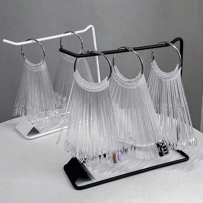 1pc Heavy-Duty Metal Nail Polish Display Rack, Suitable For Gel Nail Polish, Nail Art Decorations - Sturdy Structure, Space-Saving, Can Be Used For Counter Or Retail Store Decoration - Salon And Home Use