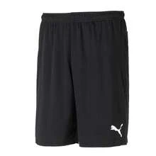 Puma TeamGOAL Soft Knit Shorts, Men's Soccer 705752 - Black-puma White - View 1