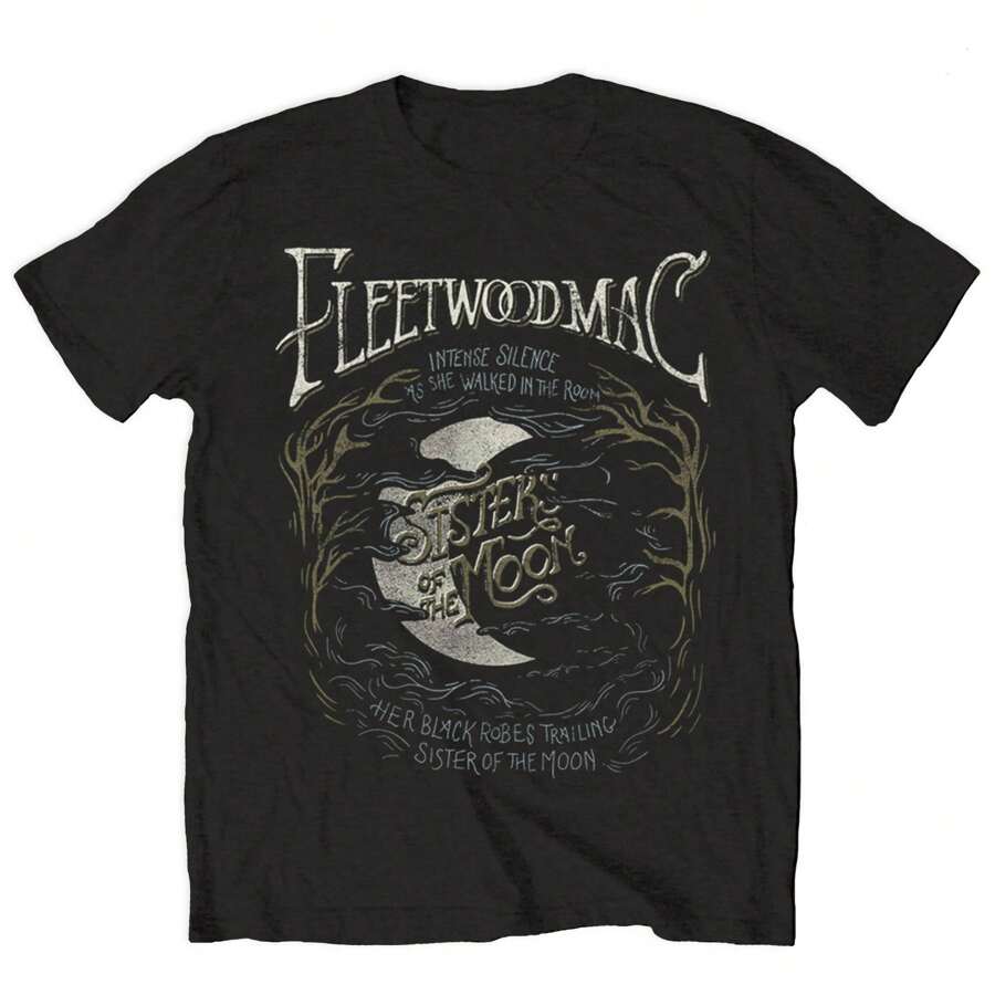 Fleetwood Mac | Official Band T-Shirt | Sisters Of The Moon - 48-Hour Fast Shipping!  - Black - View 1