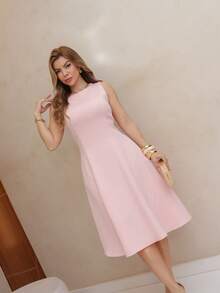 Women's Casual Dress / Summer Fashion / Comfortable Style / Elegant / Party / DD099 - 粉色 - 查看 3