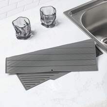 1PC Silicone Drain Mat, Foldable Kitchen Drying Mat, Drain Mat, Fruit, Vegetable, Tableware Drain Mat, Sink Mat, Dining Table Storage Mat, Kitchen Gadget