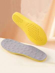 QKC 1 Paar bequeme 5D Massage Einlegesohlen für den Winter, entlasten den Fußdruck, geeignet für Lässig- und Sportschuhe