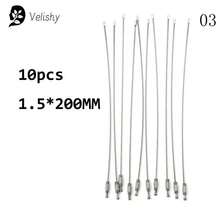 10Pcs Llavero de Cuerda de Alambre de Acero Inoxidable Llavero de Cable Mosquetón Anillo de Llave para Senderismo al Aire Libre