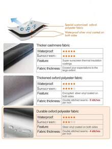 1 Pc Drum Washing Machine And Dryer Waterproof, Sunproof, Dustproof Protective Cover. Oxford Fabric Material, Equipped With Tied Rope For Adjustable Size, Suitable For Most Front-Loading Washing Machines