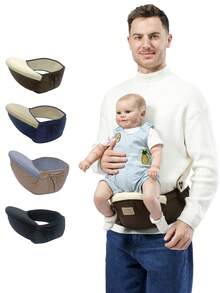 Baby Waist Stool, Lightweight 4-Season Front Carry Wrap, Baby Carrier Backpack