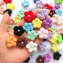 1pc Yarn Flowers Handmade Crochet Hairpin Brooch Apparel Accessories Apparel Accessories