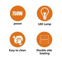 SOKANY 08042 Donut-Maschine, 750W Dauerbetriebsleistung, beidseitiges Heizen, kein Wenden, physikalische Antihaftbeschichtung, einfache Reinigung, LED-Kontrollleuchte, 6 Löcher werden gleichzeitig gebacken, 3 Minuten schnelle Produktion, Haushalts-Frühstücksgerät