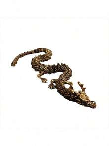 1pc Movable Five-Clawed Dragon Figurine, Chinese Zodiac Craft, Birthday Gift, Holiday Gift, Halloween Gift, Christmas Gift, Gift, Toy Gift