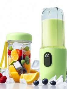 2杯容量无线便携多功能USB充电榨汁搅拌机，配备6刀片，带运动盖，可制作冰沙，非常适合居家、厨房和旅行使用，是情人节、感恩节、圣诞节、母亲节的理想礼物，也是实用的新年/圣诞礼物。