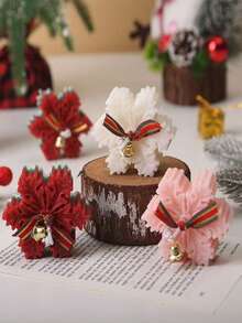 1pc Christmas Gradient Snowflakes Scented Candles Winter Creative Scent Soft Hands-Festive Gifts Home Ornaments Home Decor Christmas Decorations Room Decor, Christmas Gifts