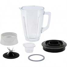 -fal Licuadora 12 Velocidades Infinyforce XL con Vaso de Vidrio de 2.2 Litros, 550, con tecnología Powelix y acople Carbon Drive, haz deliciosas recetas como smoothies y frappes, Roja, LN8225MX - BLANCA - Ver 6