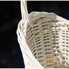 Weidenblumenkorb im Pastoralstil, Obstkorb, Geschenkverpackungskorb, Aufbewahrungskorb für Picknickgemüse, Geschenkkorb