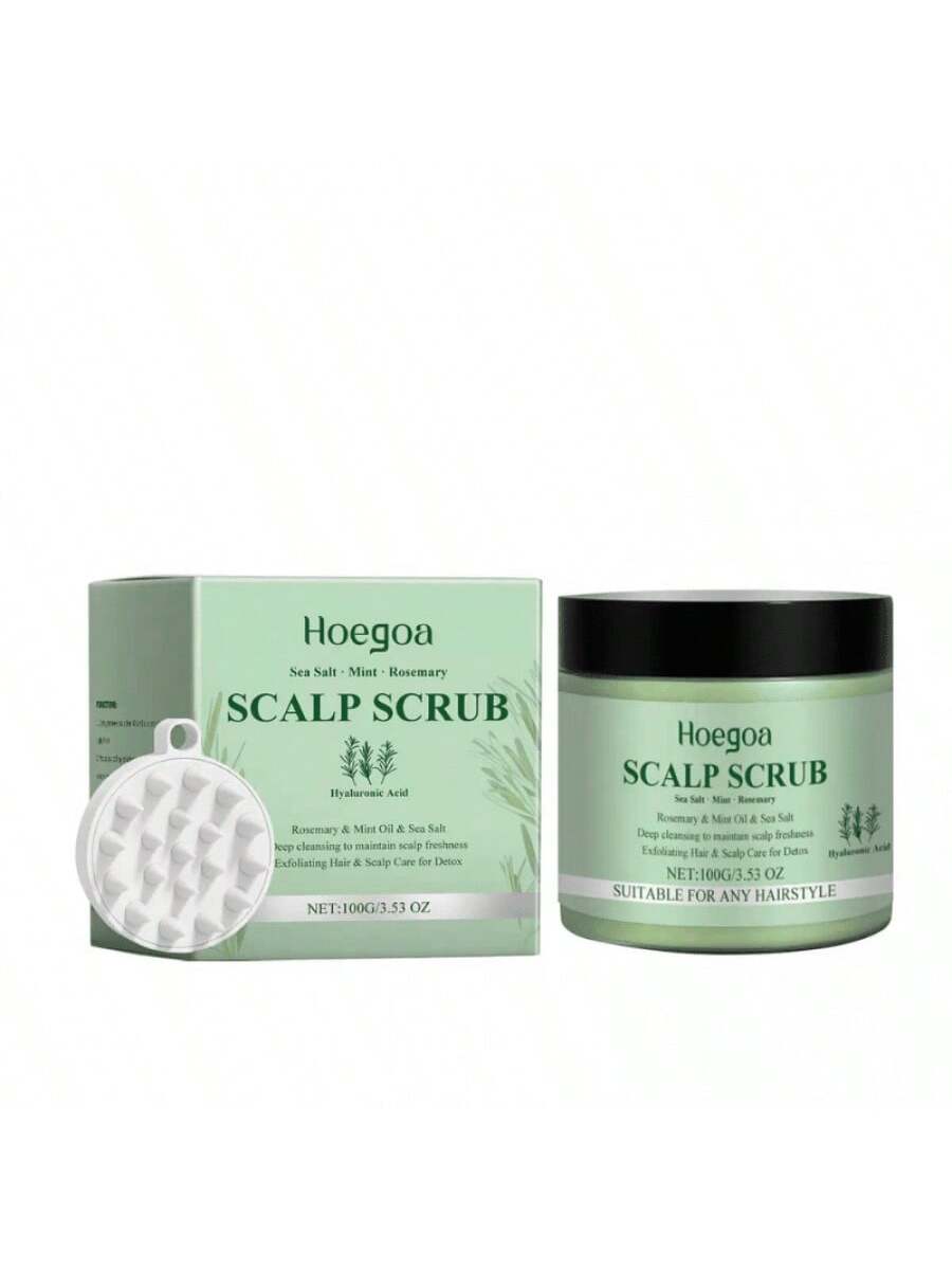Exfoliante de romero para el cuero cabelludo