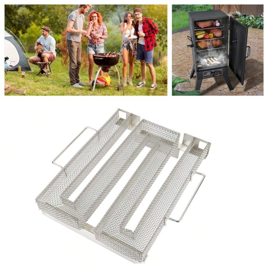 Kalten Rauch Generator Räucherei Fisch Fleisch Edelstahl Für BBQ Grill