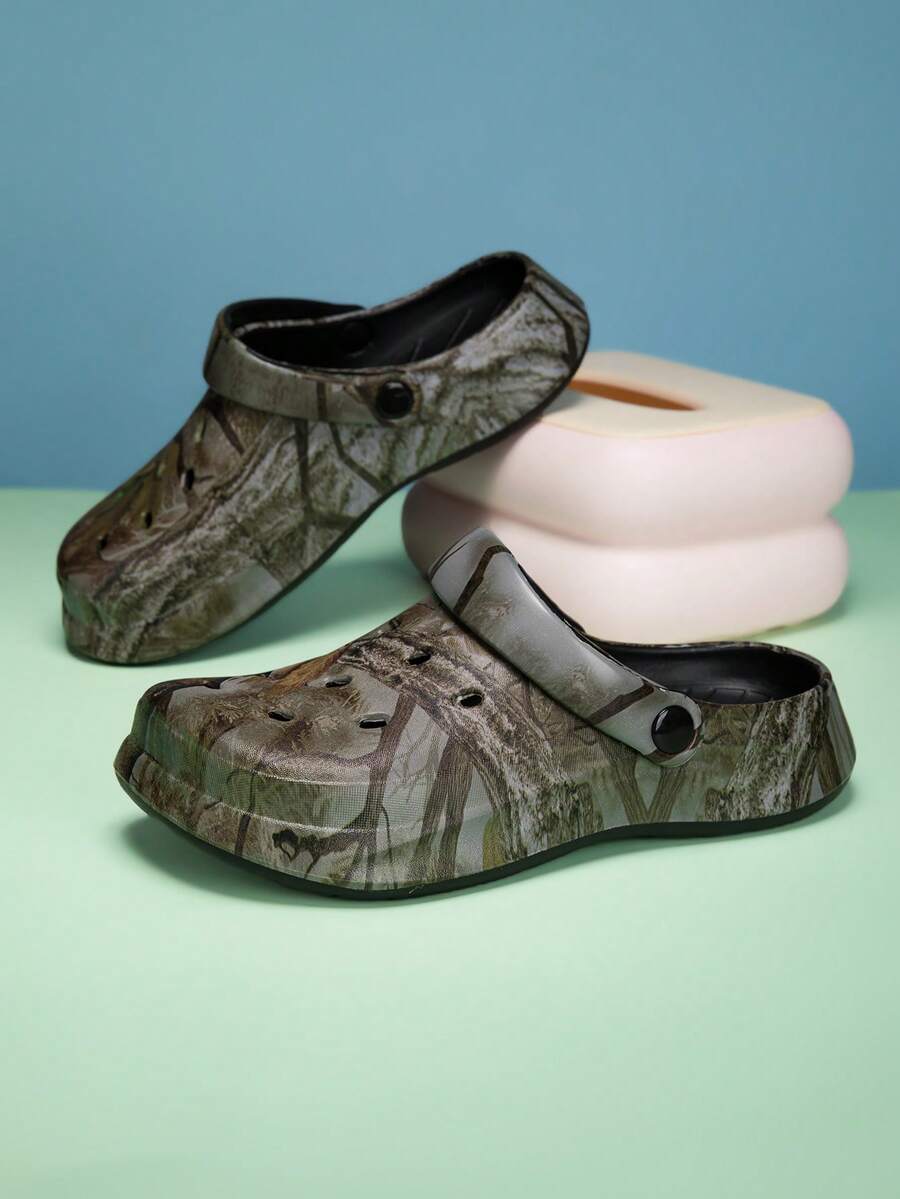 Unisex Breathable Clogs, Shock Absorbing, Non-Slip, Quiet, Multi-Purpose Indoor/Outdoor Clogs, Suitable For All Seasons - Black - View 1