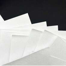 Estabilizador de papel para bordado, 2/5/10 unidades, tamanho A4, adesivo, solúvel em água, para impressão - Peso médio - Adequado para impressão ou desenho de padrões, ideal para bordado à mão e à máquina - Branco - Ver 11