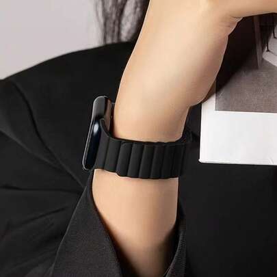 1 dây đeo đồng hồ silicon từ tính chống nước dành cho nam và nữ, tương thích với Apple Watch IW. Dây đeo silicon từ tính mỏng, tương thích với Apple Watch IW 42mm 38mm 40mm 41mm 44mm 45mm 46mm 49mm. Dây đeo thay thế thời trang cho đồng hồ thông minh IW, tương thích với các dòng Ultra2 Ultra SE2 SE 10 9 8 7 6 5 4 3 2 1. Thích hợp làm quà tặng cho học sinh trở lại trường.