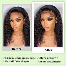 2 件蕾丝婴儿发际线隐形蕾丝发际线雷米真人发可重复使用婴儿接发适用于女士 - Natural Black - 查看 4