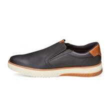 Men's Slip-On Sneakers, Elegant, Comfortable, Easy To Fit, Modern - 黑色 - 查看 6