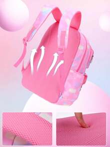 New Color Waterproof Children's School Bag For Girls - Ngẫu nhiên - Xem 5