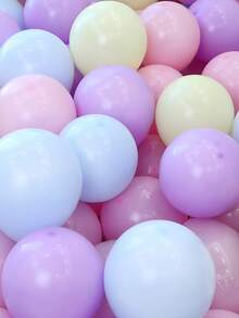 10 pouces Ballons en latex macaron arc-en-ciel assortis, ballons épaissis multicolores pour mariage, décoration de fête d'anniversaire