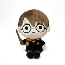 Miniso 20cm Harry Potter Doll Flocked Hair Texture + Wand-Holding Design, Eye-Catching For Desktop Scene Setup & Movie Peripheral Display(1PC)