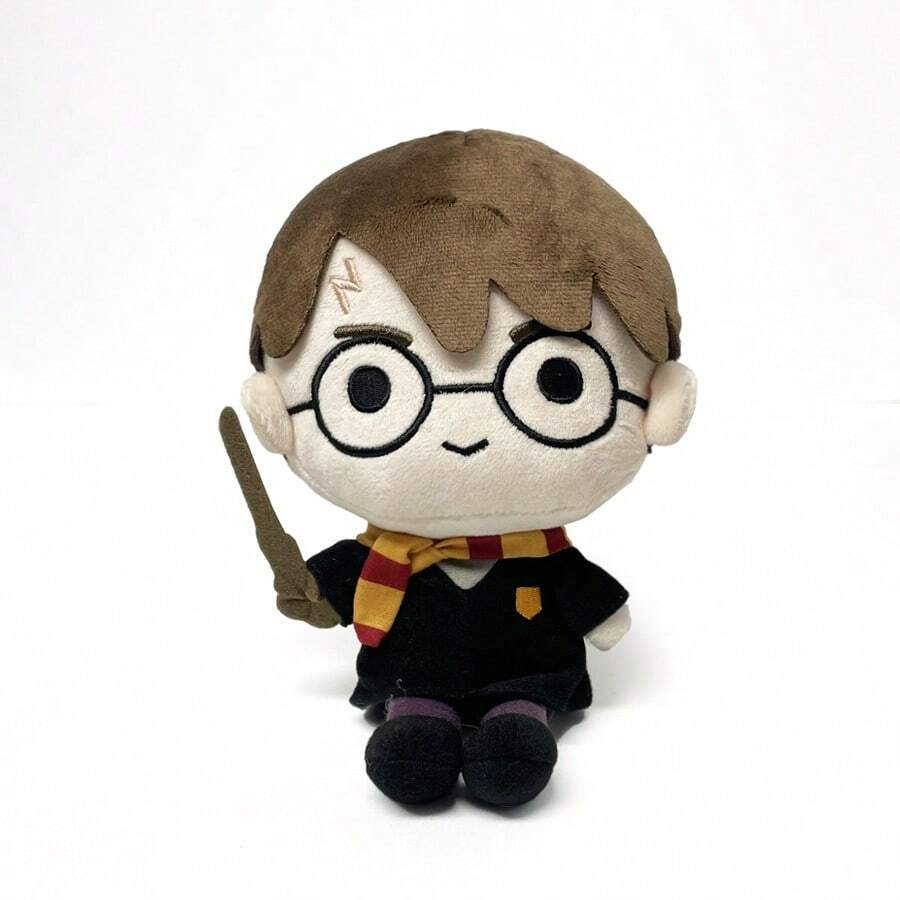 Miniso 20cm Harry Potter Doll Flocked Hair Texture + Wand-Holding Design, Eye-Catching For Desktop Scene Setup & Movie Peripheral Display(1PC)