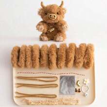 圣诞驯鹿手工DIY材料扭杆柔韧娃娃材料包法兰绒珊瑚绒雪尼尔毛毡棒可爱娃娃迷你动物牦牛熊狐狸鲨鱼加密多功能花束礼品钥匙扣艺术项目卧室吊坠装饰圣诞节毕业生日 - 動物A組 - 查看 15