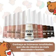 Risqué 11-Piece Nail Polish Kit - Chocolate Brown, Nude, Capivara Nail Polish - 4 Màu - Xem 3