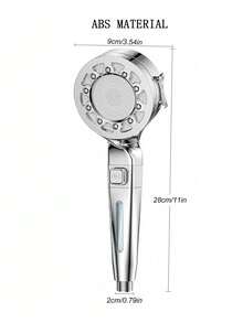 25 Spray Modes Modern Wall Mounted Shower Head, No Electric Needed, High Pressure Handheld Shower Head, Suitable For Bathroom, Home Bathroom Hot Water Shower, Rain Shower Faucet
