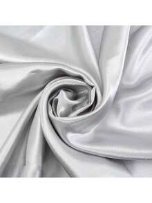 蓝色缎纹面料婚纱新娘奢华风格斜纹厚缎设计师礼服服装面料按米缝制 - 彩色 - 查看 13